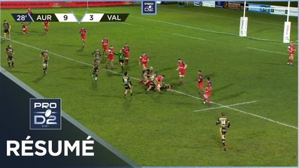 PRO D2 - Résumé Stade Aurillacois-Valence Romans Drôme Rugby:  18-12  - J14 - Saison 2020/2021
