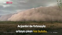 Arjantin'de gökyüzü tozla kaplandı