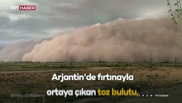 Arjantin'de gökyüzü tozla kaplandı