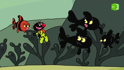 فرو في مغامرة خطيرة تحت الماء