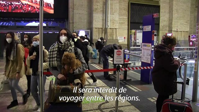 Noël et Nouvel an rouges pour les Italiens, néanmoins autorisés à recevoir à la maison