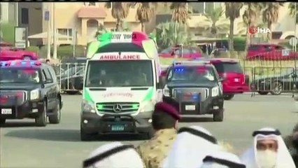 Kuveyt Emiri Sabah el-Ahmed el-Cabir es-Sabah'ın naaşı Kuveyt'e getirildi