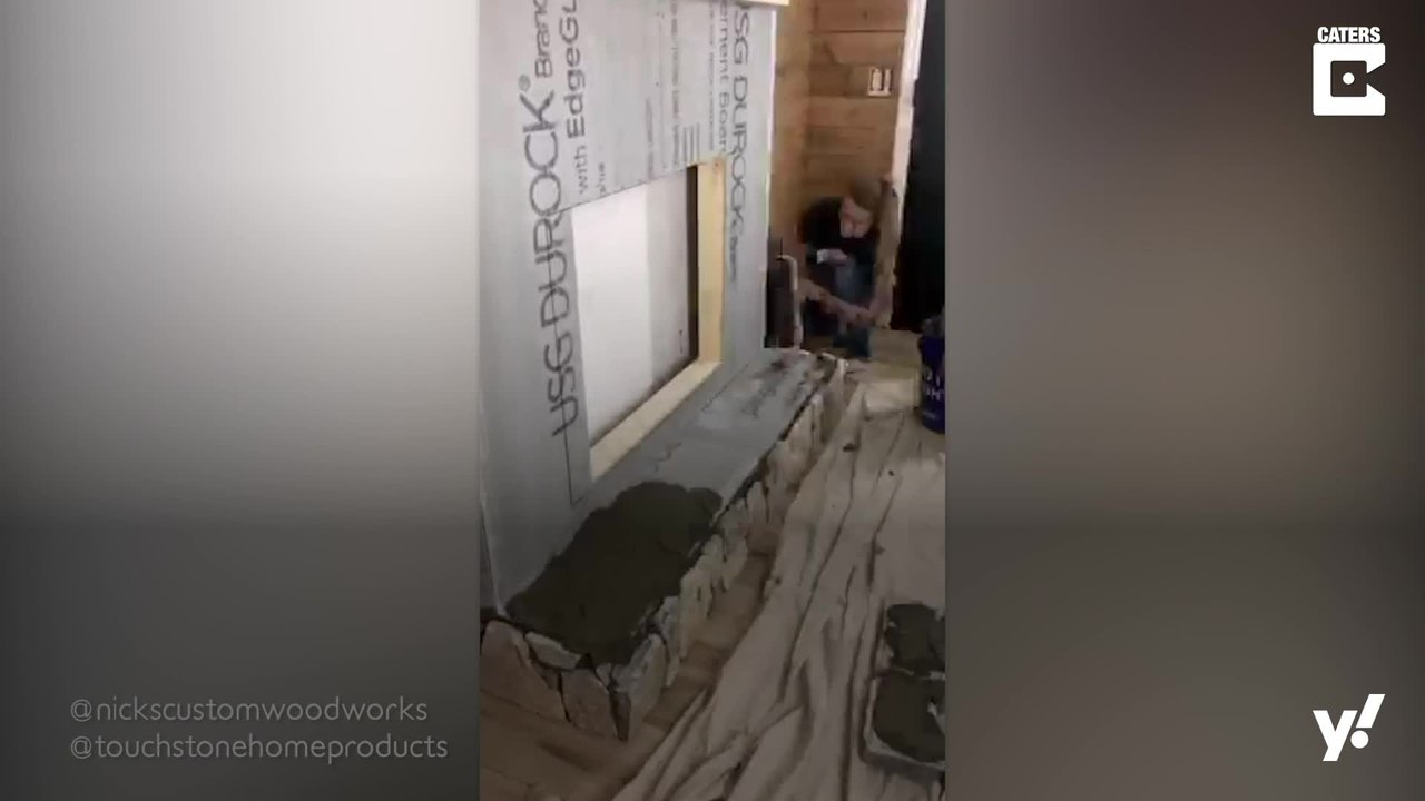 Ein Kamin zu Weihnachten