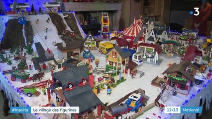 Insolite : un village miniature peuplé de figurines