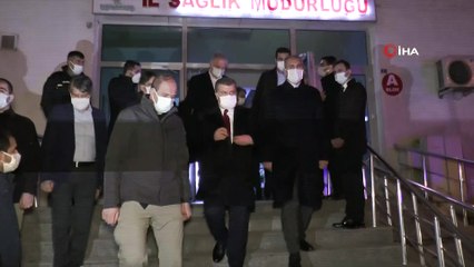 Gaziantep’te incelemelerde bulunan bakanlar kentten ayrıldı