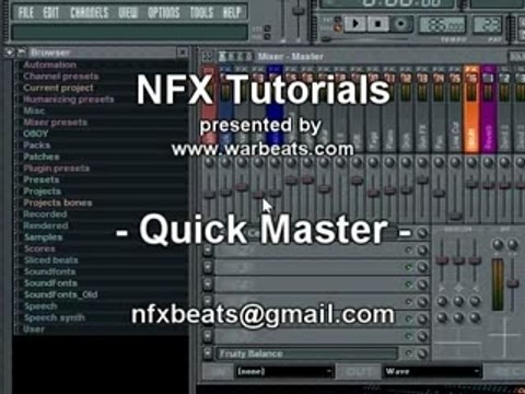 Warbeats Fruity Loops Tutorials - Quick Master