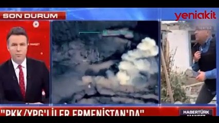 Haber ekipleri çatışmanın detaylarını açıklıyordu! Canlı yayında füze şoku