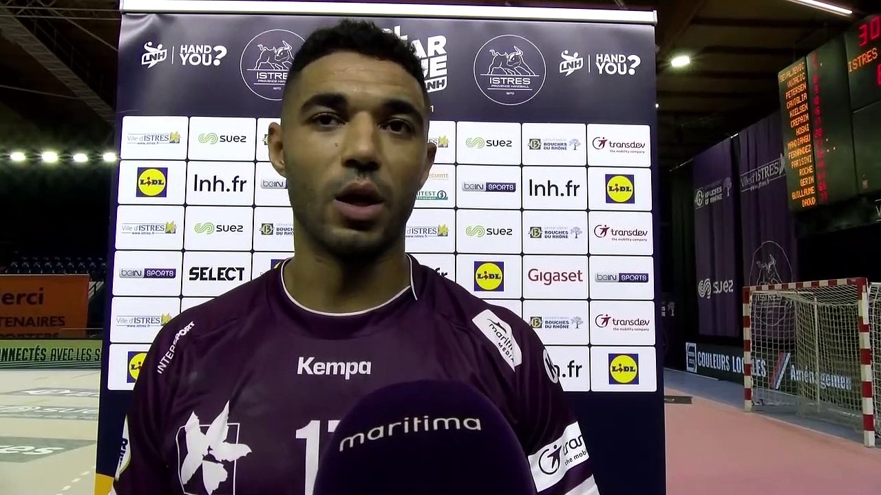 Oussama Hosni arrière droit Istres Provence Handball