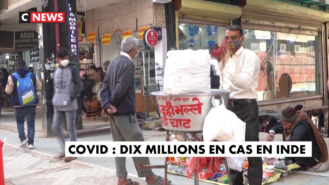 Inde : 10 millions de personnes testées positives à la Covid 19