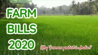 FARM BILLS 2020 | Why are Farmers protesting in India ?