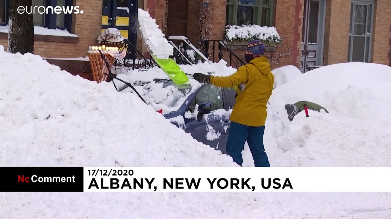 Nicht so viel Schnee in New York seit Januar 2016