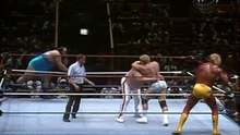 Hulk Hogan & Tugboat vs. Dino Bravo & Earthquake (1990-12-28)