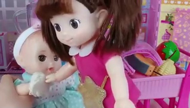 Anu Motion | Baby Doll kitchen and fruit juice mixer play story music