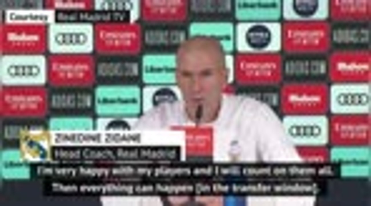 Zidane counting on every Real Madrid player with the transfer window looming