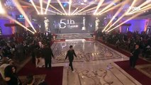 تكريم الفنان خالد النبوي أحسن ممثل في مهرجان نجم العرب عن دوره في مسلسل 