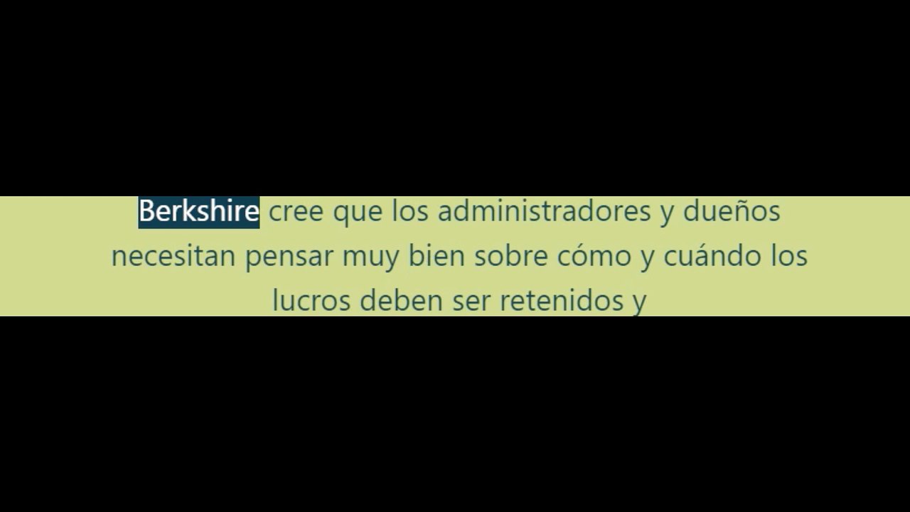 Resumen - Los ensayos de Warren Buffet