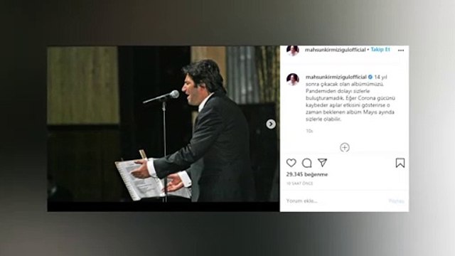 Mahsun Kırmızıgül'den albüm müjdesi: Mayıs ayında sizlerle olabilir