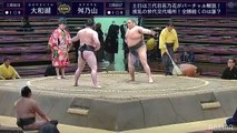 Oyamatoumi(Sd18w) vs Masunoyama(Sd17w) - Kyushu 2020, Sandanme - Day 4