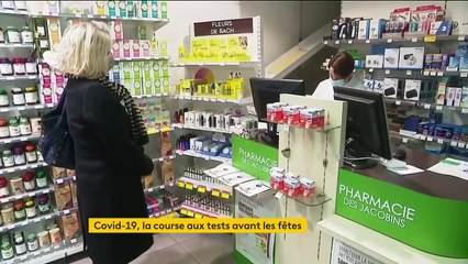Coronavirus : la course aux tests avant les fêtes de fin d'année est lancée