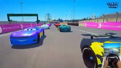 Race Le Mans Circuit The King VS Crazy Cars 3 Next Gen & Friends McQueen Cruz Ramirez Jackson Storm