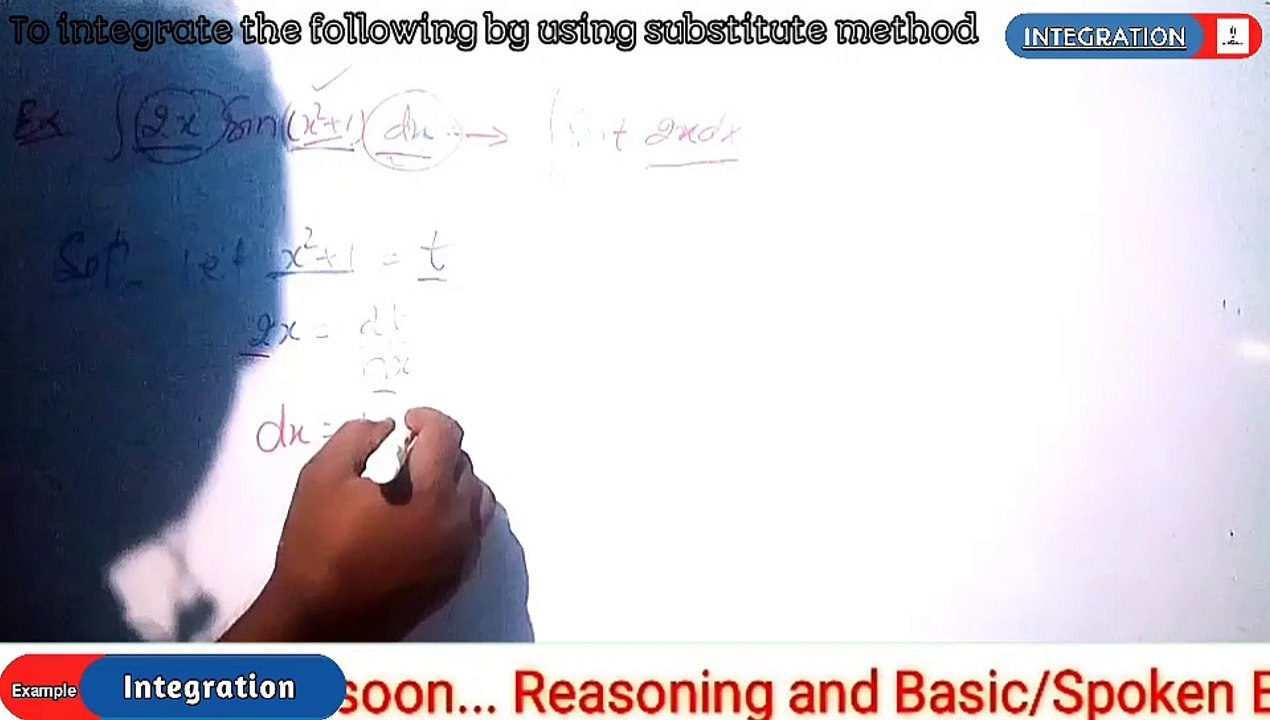 integration class XII | ncert math | ncert mathematics chap 7.2 | class 12 | example by N. K. Sir