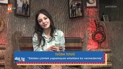 Maria İle Mustafa'nın güzel oyuncusu Tuğba Tutuğ Dizi Tv için çömlek yaptı...