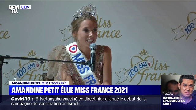 Amandine Petit, Miss Normandie, élue Miss France 2021