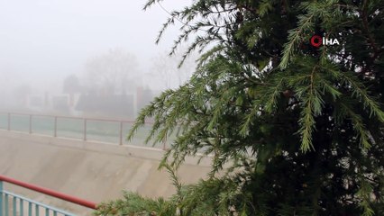 Manisa’yı sis kapladı