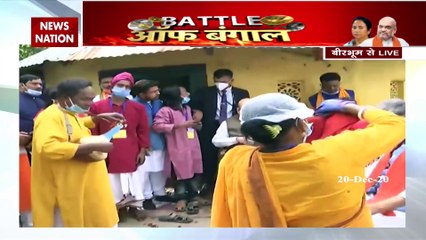 Folk Singer Basudeb Das sang a charming song before Amit Shah