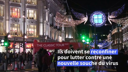 Londres reconfinée et privée de Noël à cause d'une nouvelle souche du coronavirus