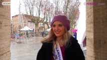 Lena Stachurski Miss Languedoc en visite au marché revient sur l’élection de miss France.