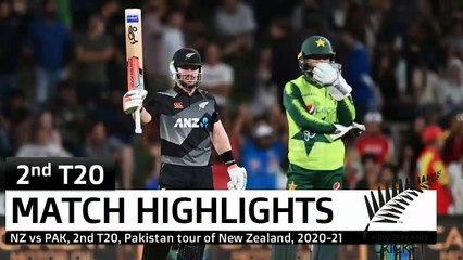 New Zealand vs Pakistan 2nd T20 Match 2020 Highlights