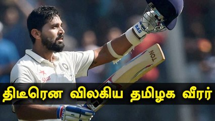 முக்கிய போட்டிகளில் இருந்து விலகிய Murali Vijay | Oneindia Tamil