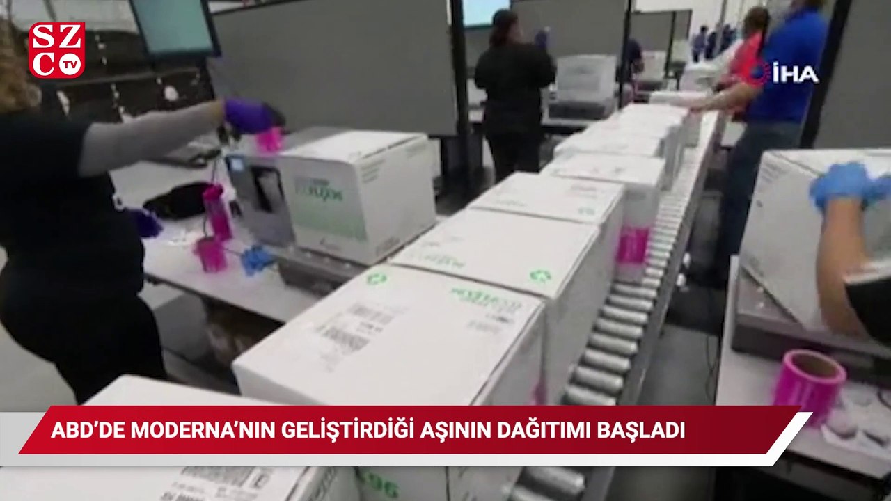 ABD’de Moderna'nın geliştirdiği Covid-19 aşısının dağıtımı başladı