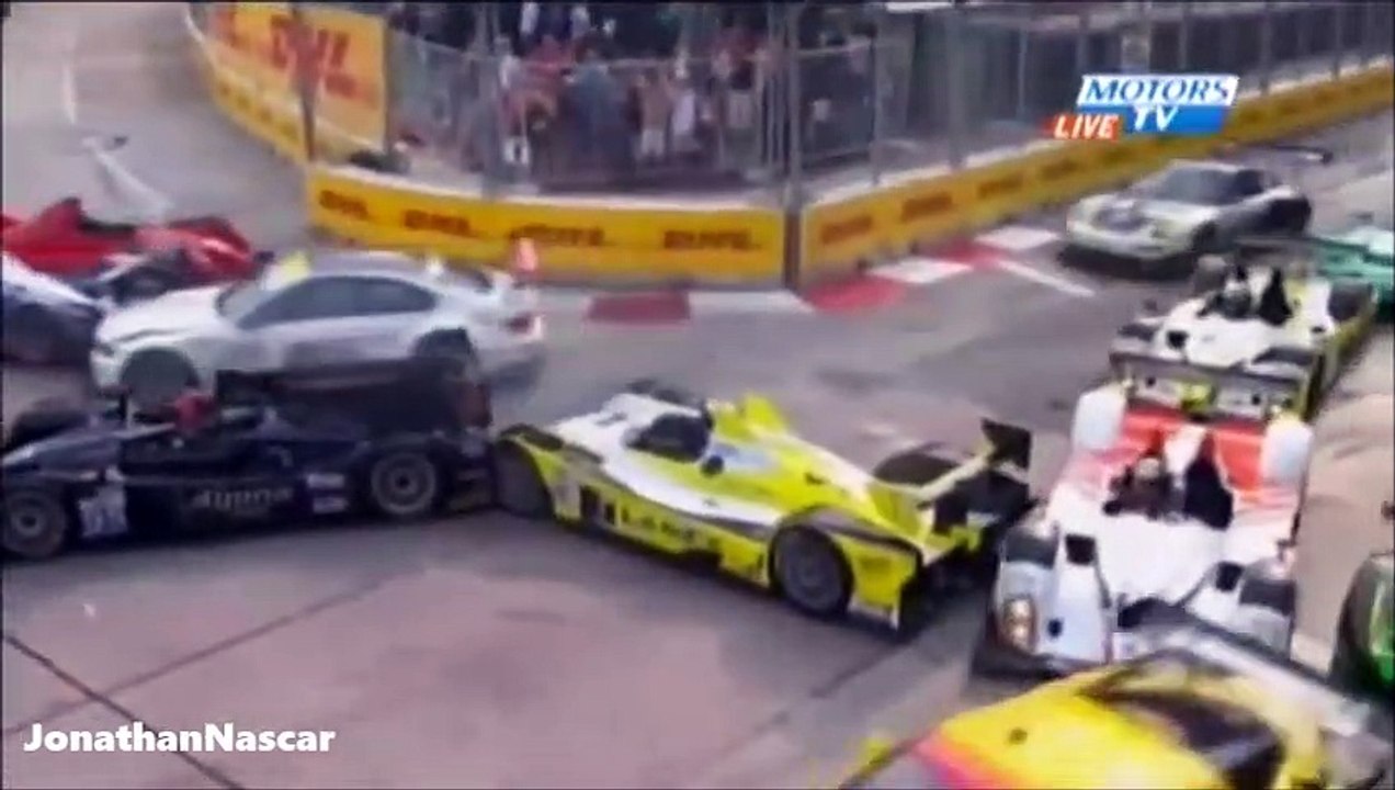 ALMS 2012 Baltimore Start Pile Up