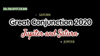Great Conjunction 2020 | Jupiter and Saturn near alignment with Earth | Sky Map.