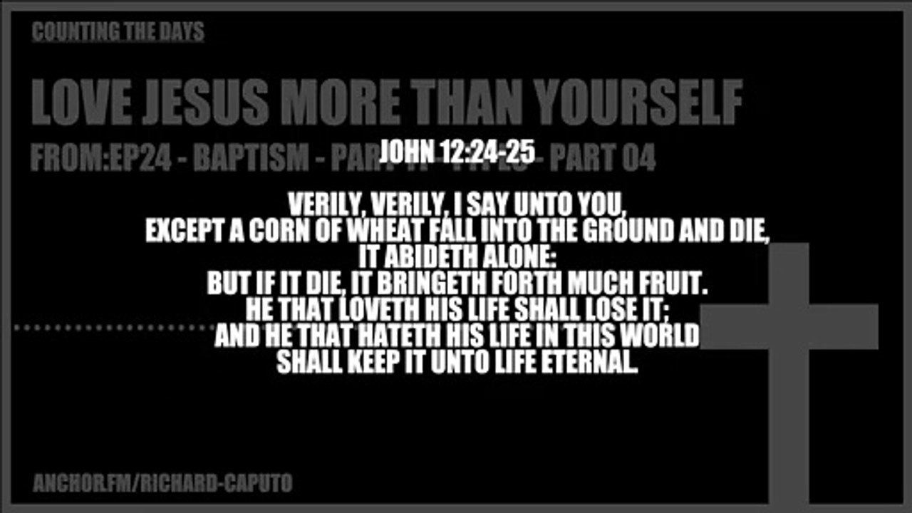 Love JESUS More Than Yourself