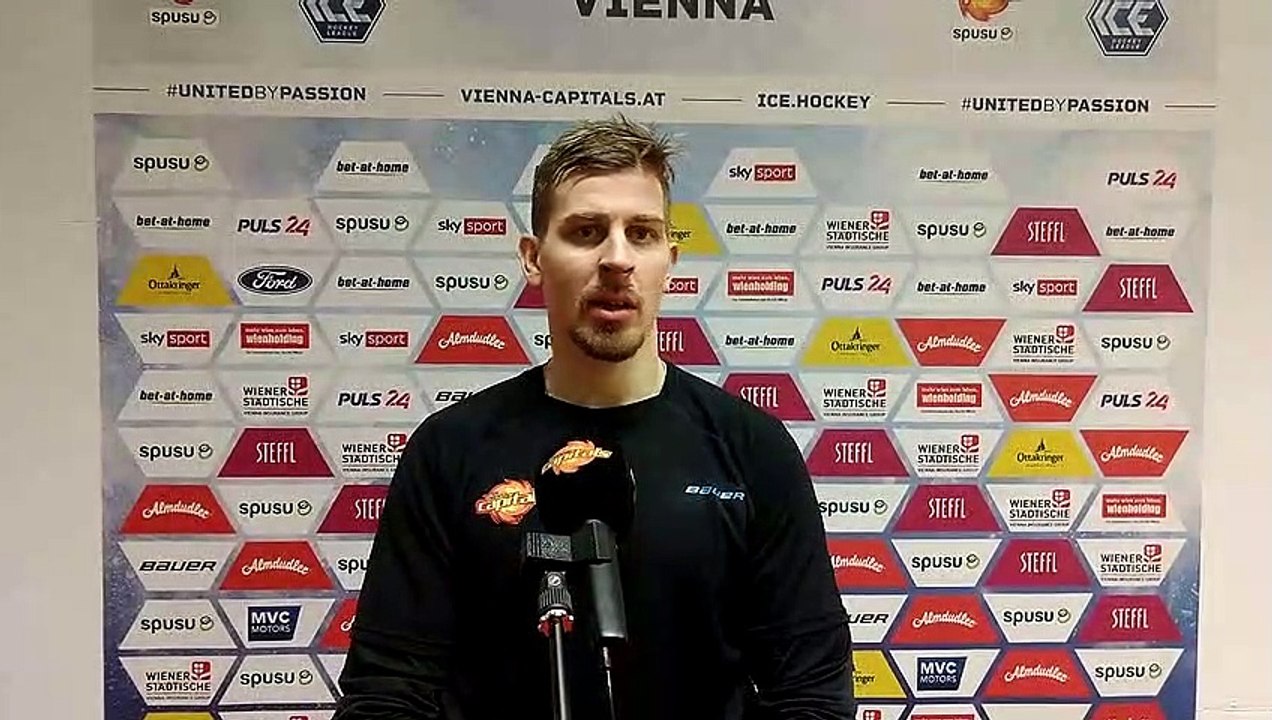 Mario Fischer nach dem Spiel gegen Bozen