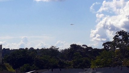 Airbus A320 PR-MYZ na aproximação final antes de pousar em Manaus vindo de Guarulhos