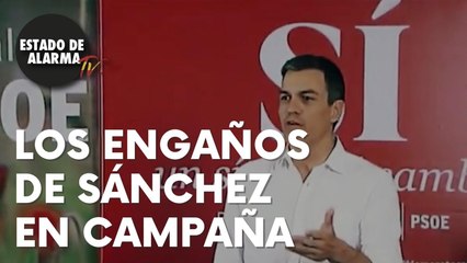 ¡NO OLVIDEN cómo ENGAÑABA SÁNCHEZ a sus VOTANTES!