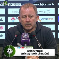 Sergen Yalçın: "Sadece forvet hattı gol atmıyor"