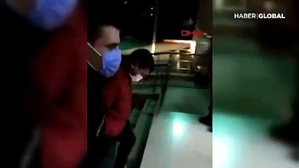 Polise tehditten yargılanan kurye bu sefer de bekçiye saldırdı