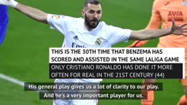 Zidane hails 'phenomenal' Benzema in Real win