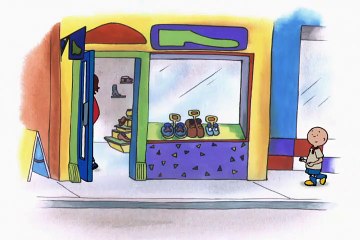 Caillou FRANÇAIS - Les nouvelles chaussures de Caillou  (S01E26) | conte pour enfant
