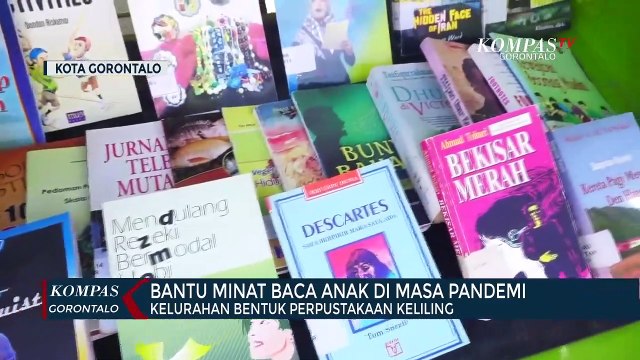 Bantu Minat Baca Anak Di Masa Pandemi, Kelurahan Limba U1 Bentuk Perpustakaan Keliling