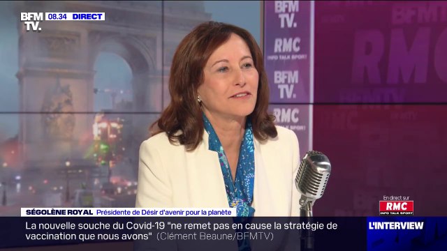 Ségolène Royal salue le courage du gouvernement britannique pour sa transparence sur la nouvelle souche du virus