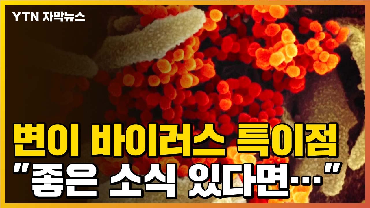 [자막뉴스] 변이 바이러스 특이점은? "좋은 소식이 하나 있다면..."  / YTN