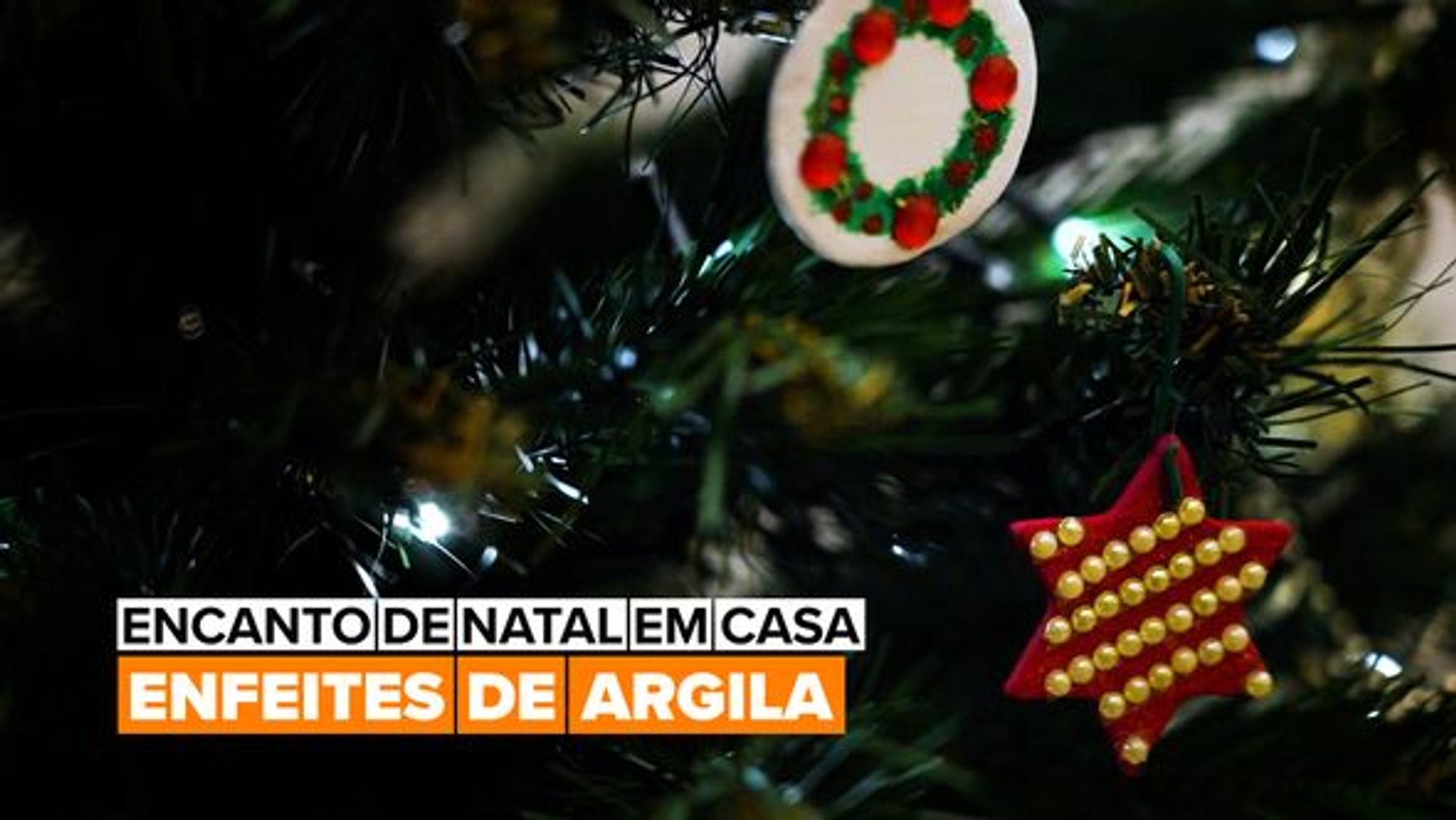 Decoração Natalina: Enfeites de Argila