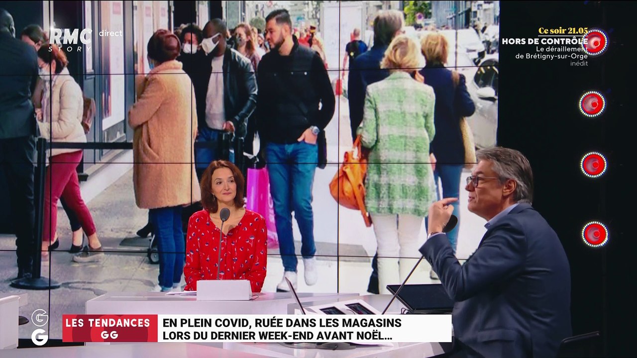 Les tendances GG : Ruée dans les magasins en plein Covid lors du dernier week-end avant Noël - 21/12