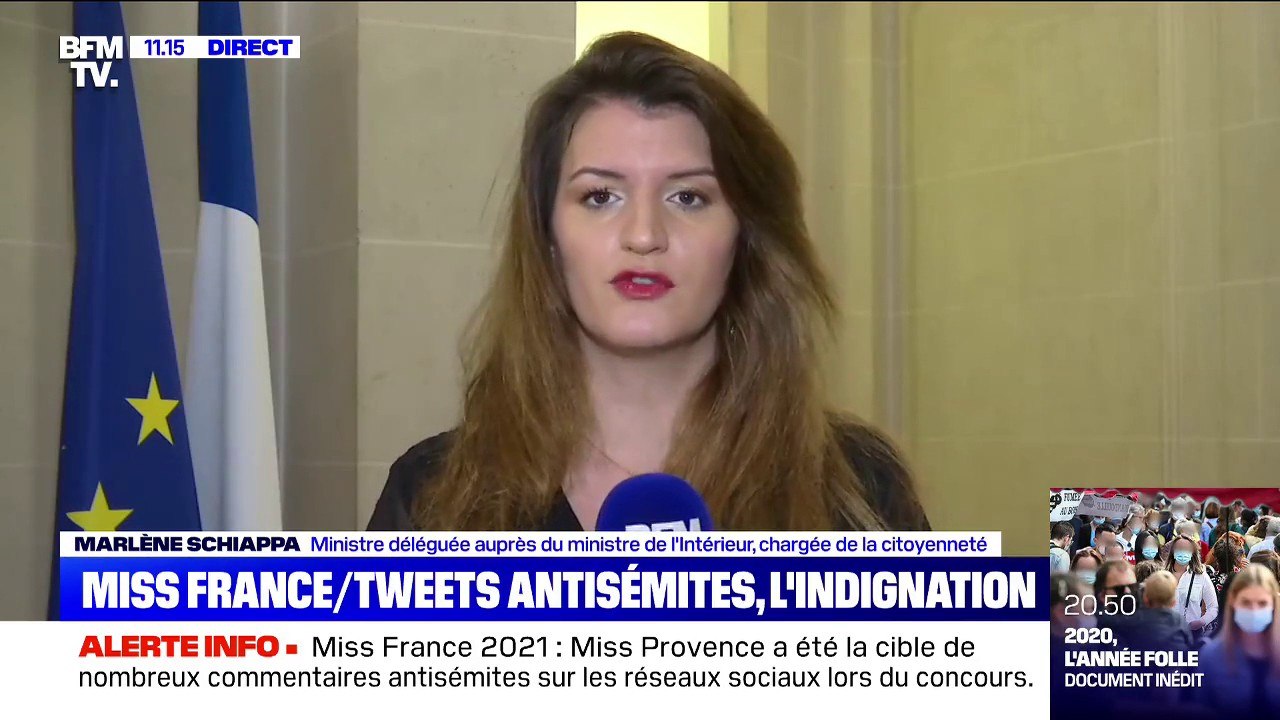 Miss Provence: les auteurs des propos antisémites "devront répondre de leurs actes devant la justice" annonce Marlène Schiappa sur BFMTV